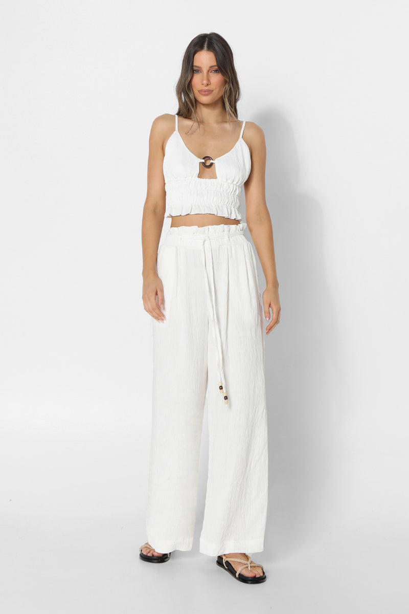 ZANA PANTS - WHITE