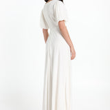 TIA MAXI DRESS - WHITE