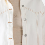 TORI JACKET - WHITE DENIM