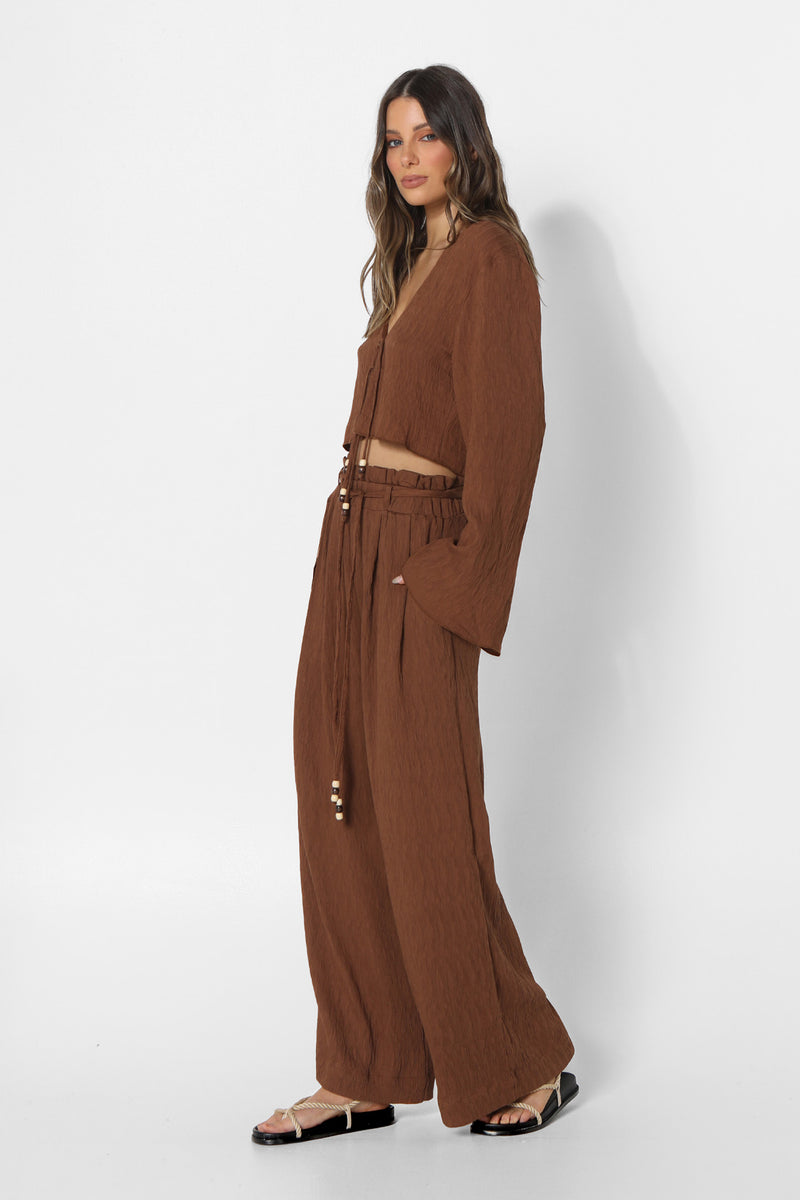 ZANA PANTS - CACAO
