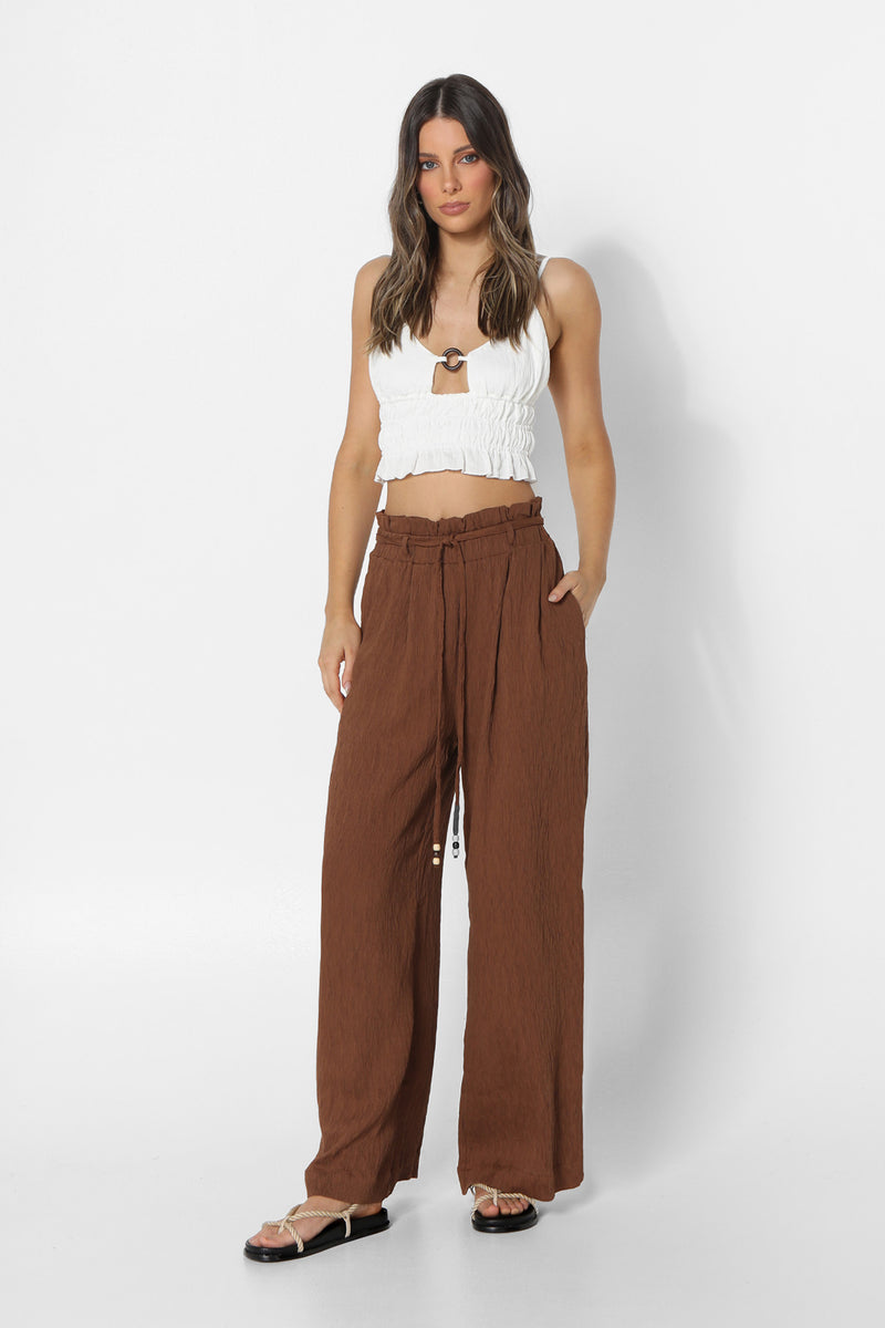 ZANA PANTS - CACAO