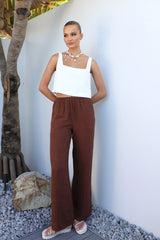 ZENI PANTS - CHOC