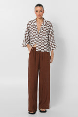 ZENI PANTS - CHOC