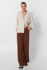 ZENI PANTS - CHOC