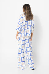 ZENI PANTS - SHELL PRINT