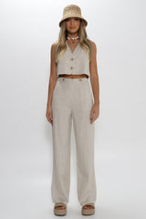 SIANNA PANTS - STONE