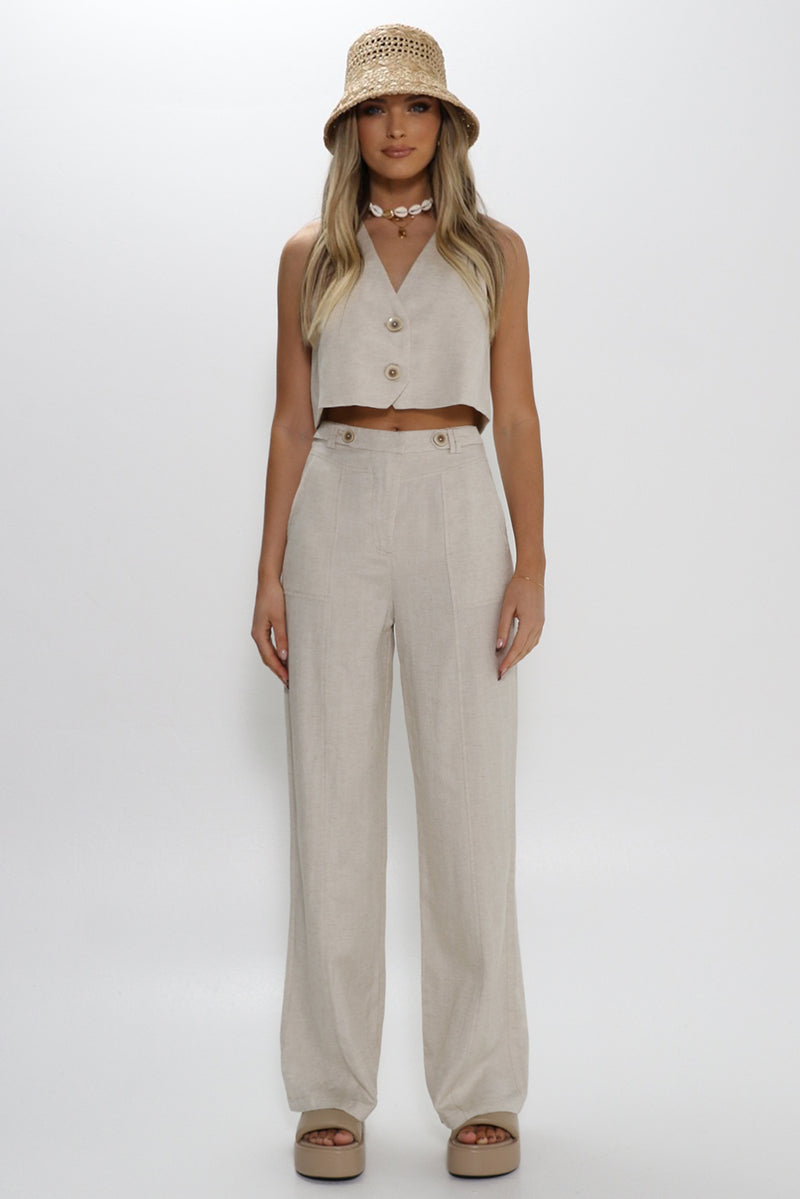SIANNA PANTS - STONE