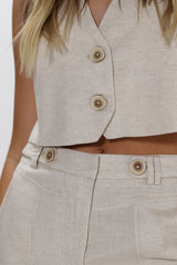 SIANNA PANTS - STONE