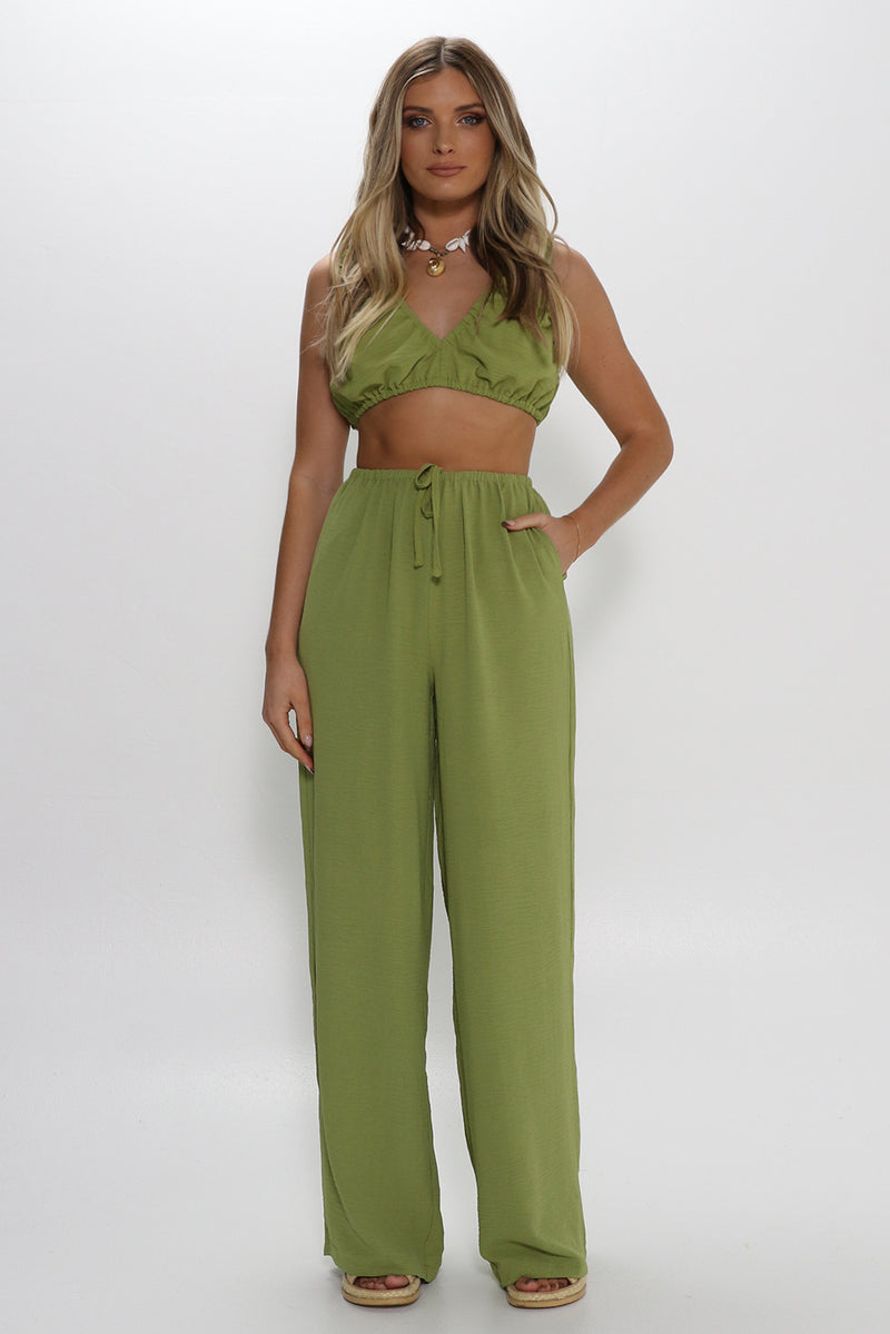 ZENI PANTS - GREEN
